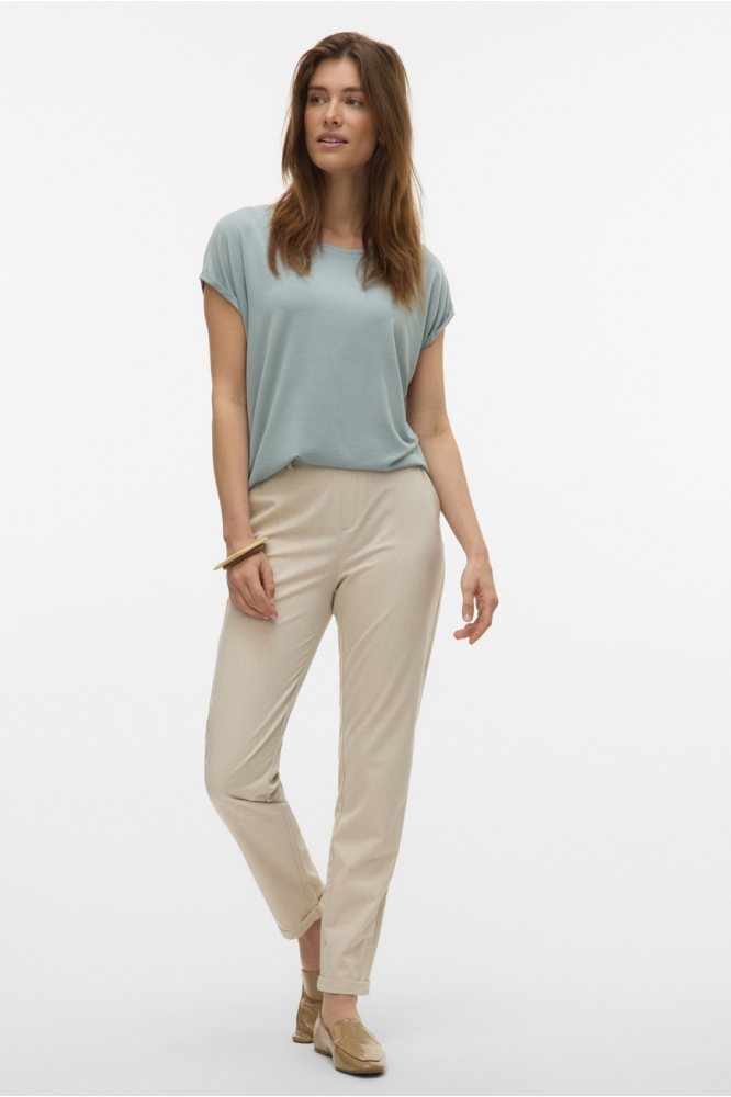 VMAVA PLAIN SS TOP GA JRS NOOS 10284468 GRAY MIST